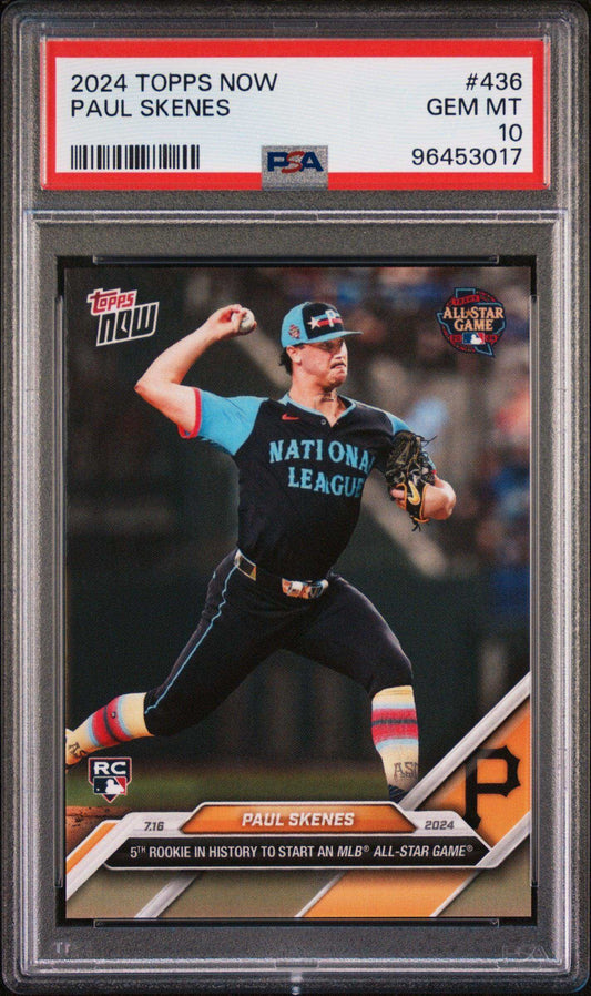 2024 Topps Now Paul Skenes #436 PSA 10