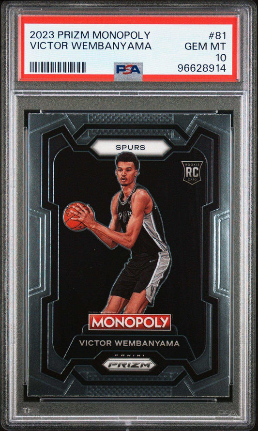 2023 Panini Prizm Monopoly Victor Wembanyama #81 PSA 10