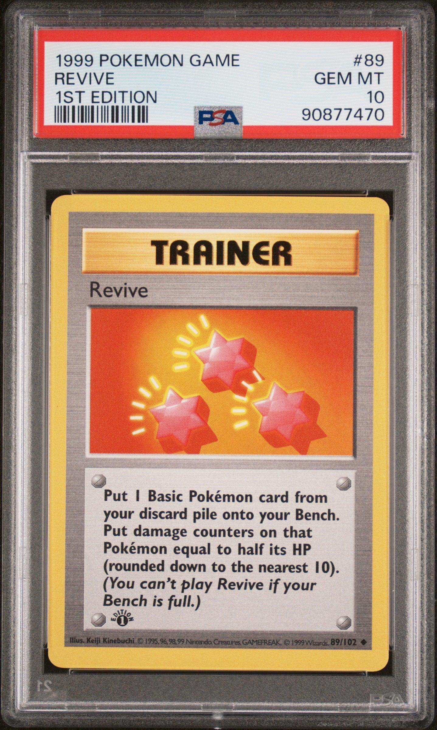 PokéMon TCG Revive #89 1ST Edition PSA 10