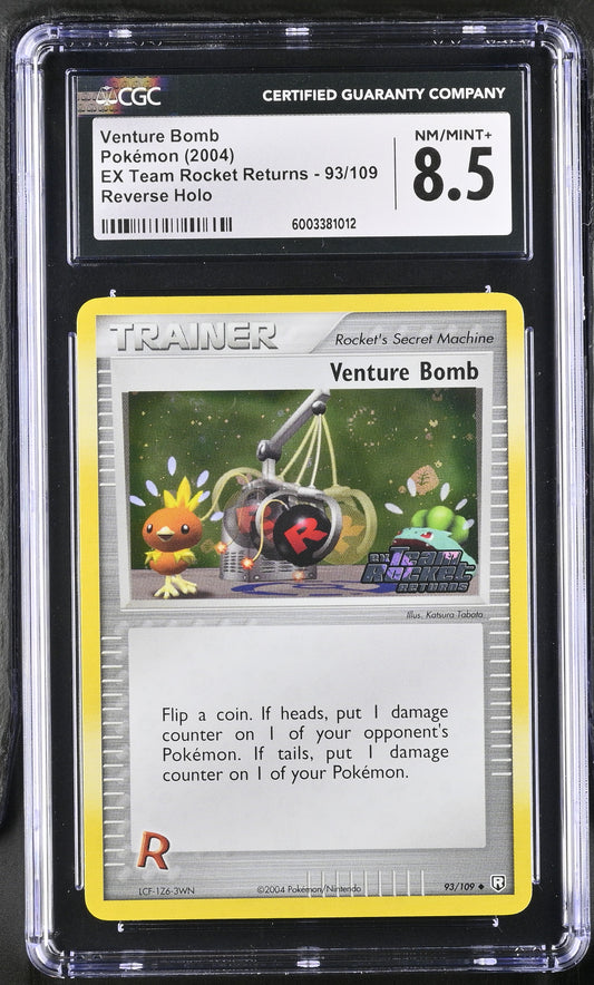 Pokémon Venture Bomb #93/109 English CGC 8.5