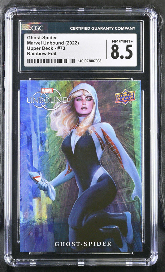 2022 Marvel Unbound (2022 Upper Deck) Ghost-Spider #73 CGC 8.5