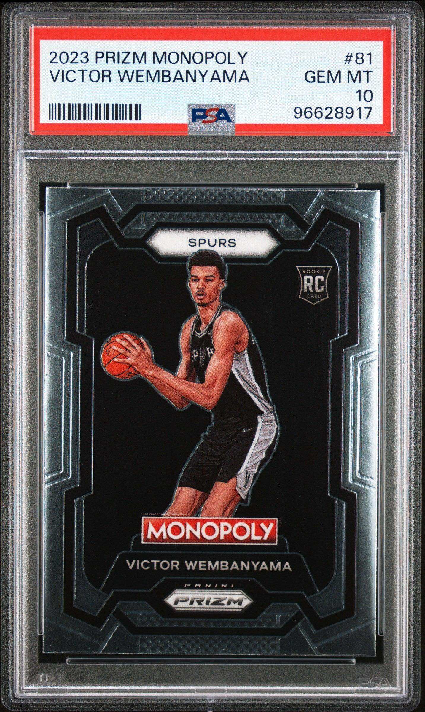 2023 Panini Prizm Monopoly Victor Wembanyama #81 PSA 10