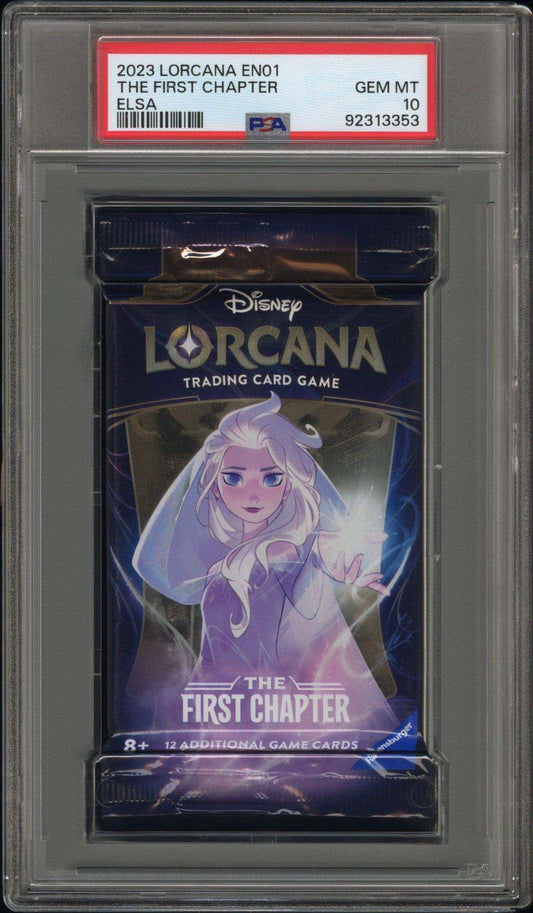 2023 Lorcana The First Chapter Pack The First Chapter Elsa PSA 10