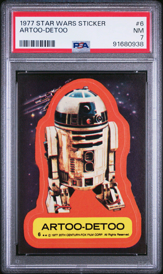 1977 Star Wars Stickers Artoo-Detoo #6 PSA 7