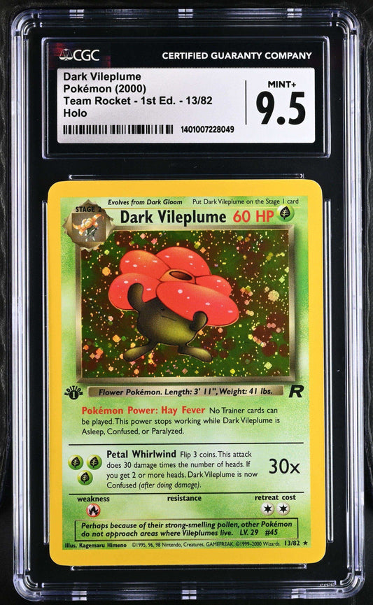 2000 Pokémon Dark Vileplume #13/82 English CGC 9.5