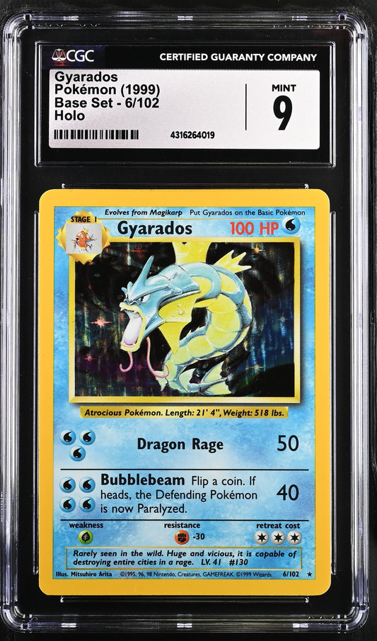 Pokémon Gyarados #6/102 English CGC 9