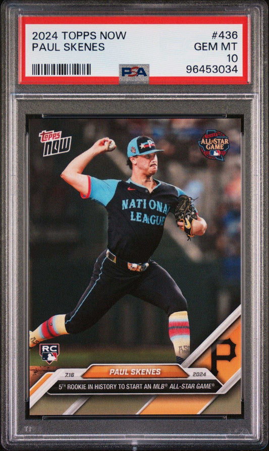 2024 Topps Now Paul Skenes #436 PSA 10