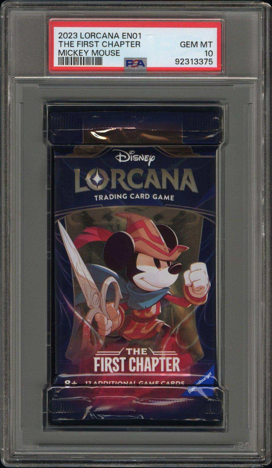 2023 Lorcana The First Chapter Pack The First Chapter Mickey Mouse PSA 10