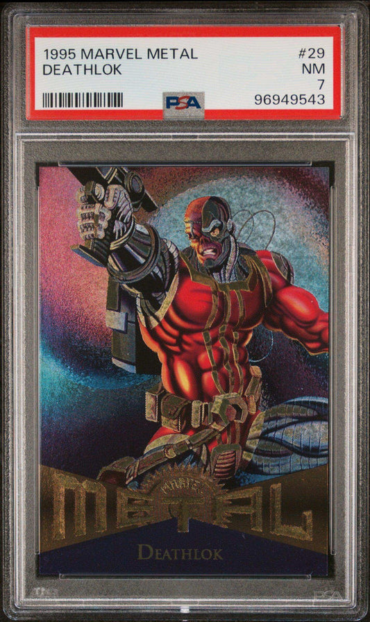 1995 Marvel Metal Deathlok #29 PSA 7