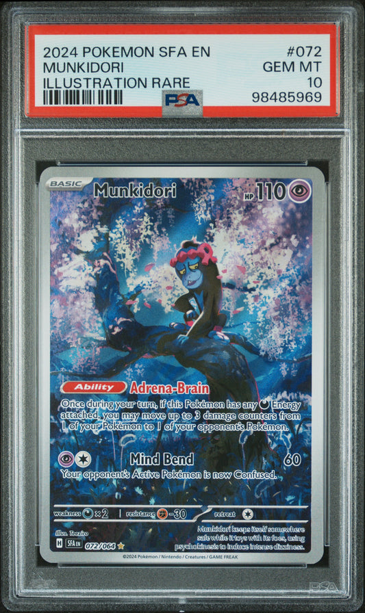 PokéMon TCG Munkidori #072 Illustration Rare PSA 10