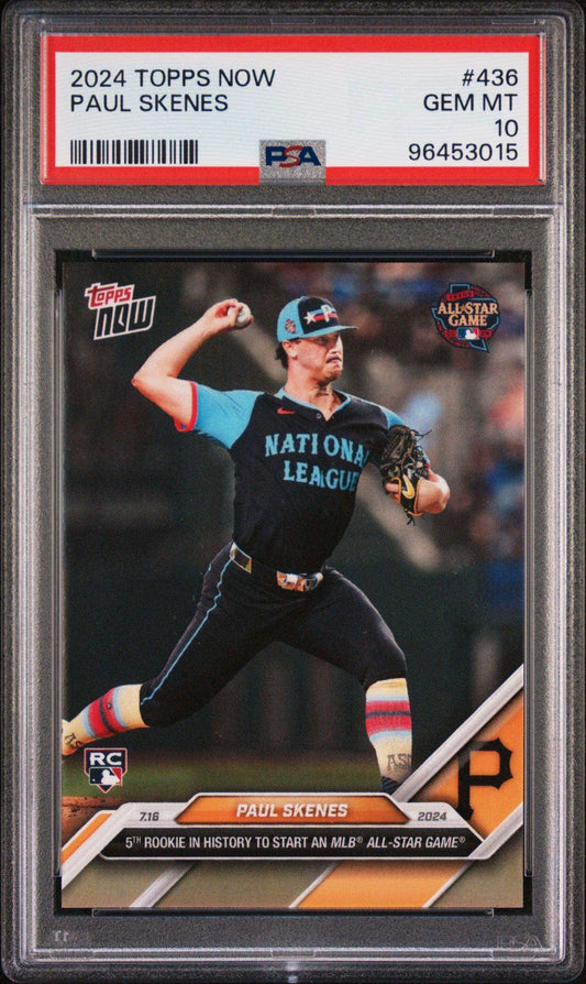 2024 Topps Now Paul Skenes #436 PSA 10