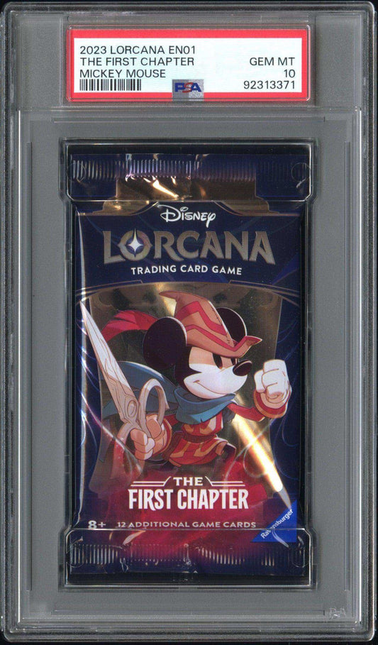 2023 Lorcana The First Chapter Pack The First Chapter Mickey Mouse PSA 10