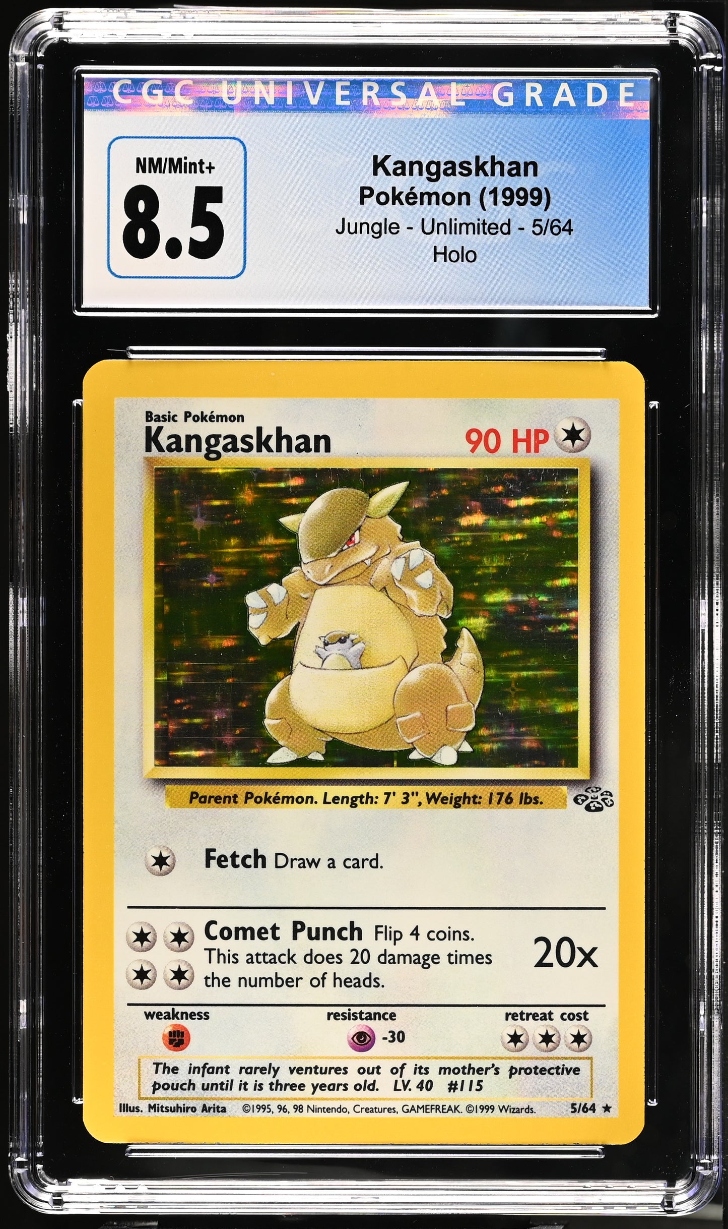 Pokémon Kangaskhan #5/64 English CGC 8.5