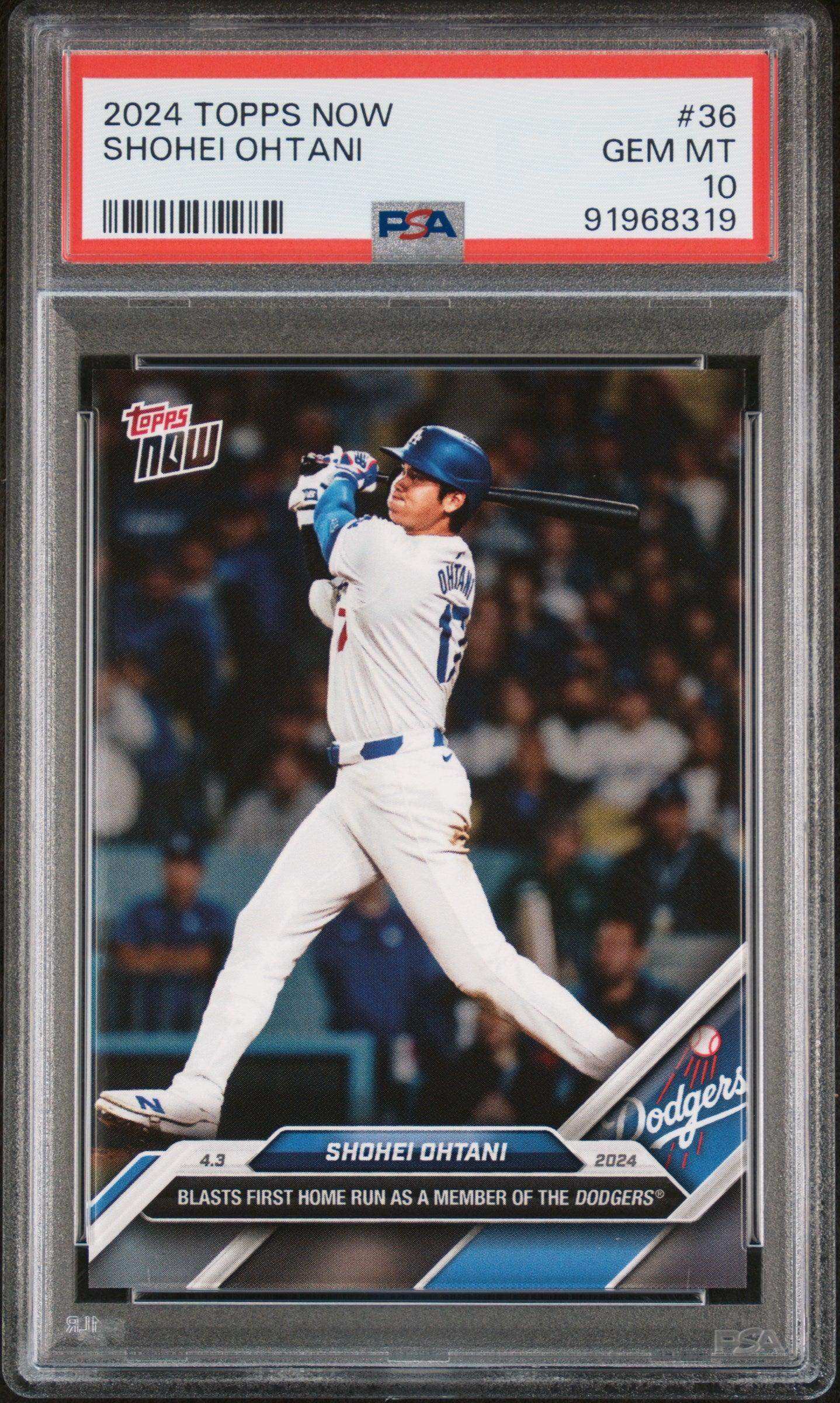 2024 Topps Now Shohei Ohtani #36 PSA 10