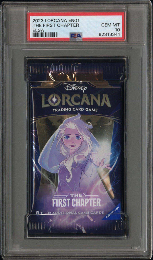 2023 Lorcana The First Chapter Pack The First Chapter Elsa PSA 10