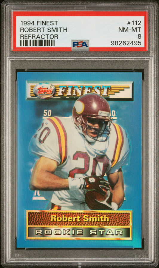 1994 Finest Robert Smith #112 Refractor PSA 8