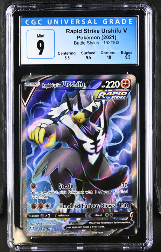 Pokémon Rapid Strike Urshifu V #152/163 English CGC 9