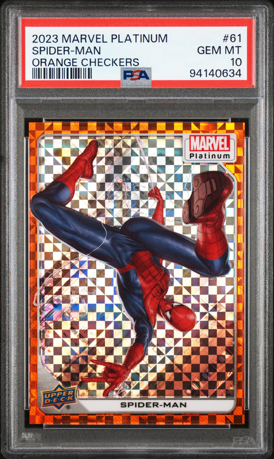 2023 Upper Deck Marvel Platinum Spider-Man #61 PSA 10