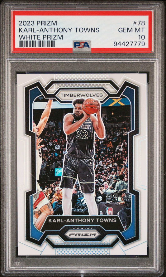 2023 Panini Prizm Karl-Anthony Towns #78 White PSA 10