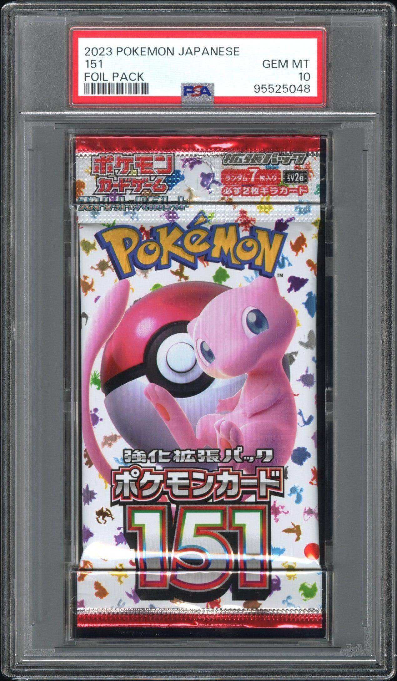 2023 Pokemon Japanese 151 Foil Pack 151 PSA 10