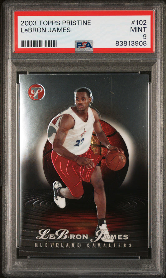 2003 Topps Pristine LeBron James #102 PSA 9