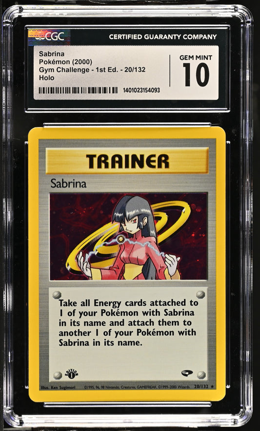 Pokémon Sabrina #20/132 English CGC 10