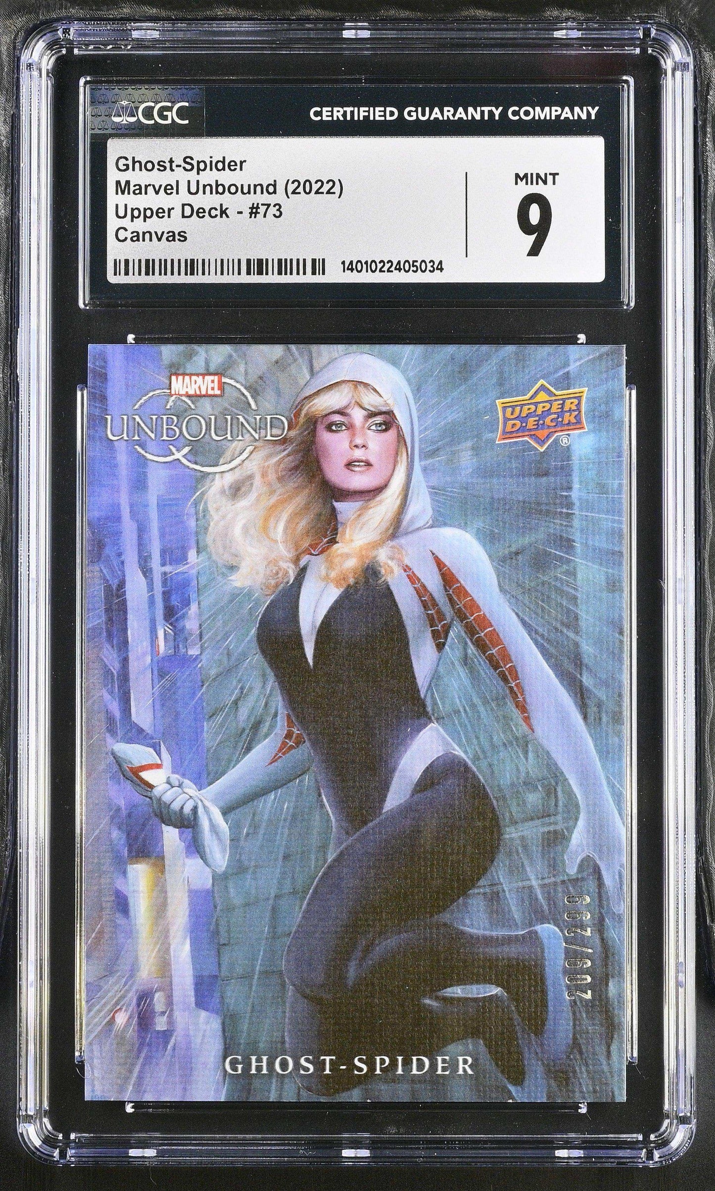 2022 Marvel Unbound (2022 Upper Deck) Ghost-Spider #73 CGC 9