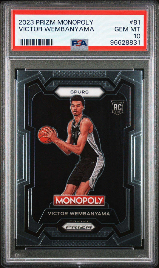 2023 Panini Prizm Monopoly Victor Wembanyama #81 PSA 10