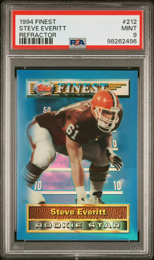 1994 Finest Steve Everitt #212 Refractor PSA 9