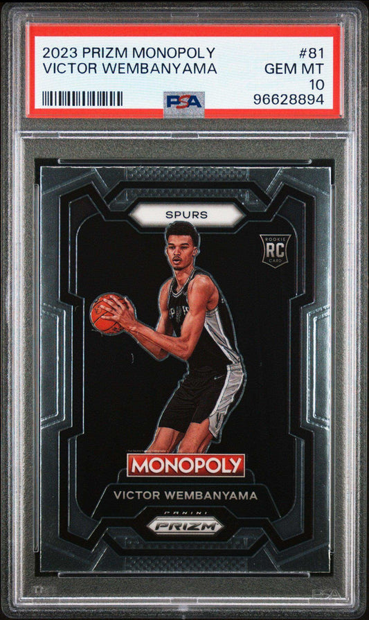 2023 Panini Prizm Monopoly Victor Wembanyama #81 PSA 10