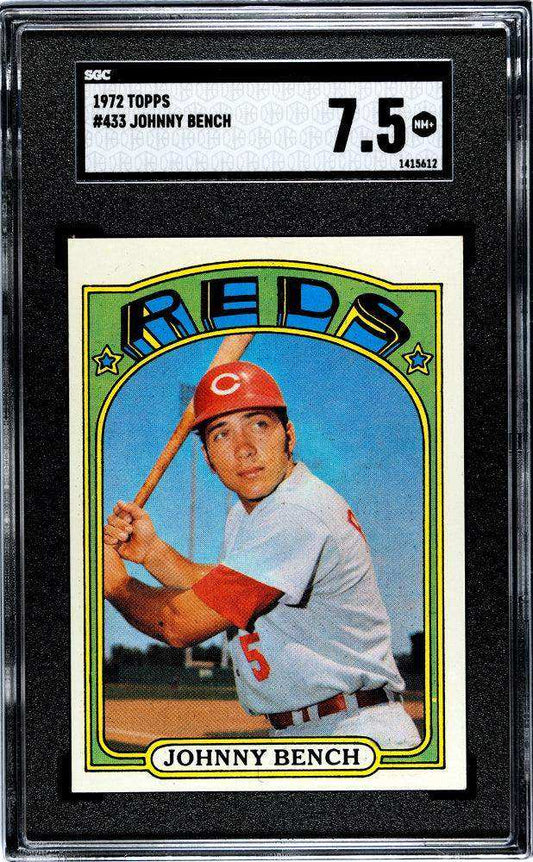 1972 Topps Johnny Bench #433 SGC 7.5