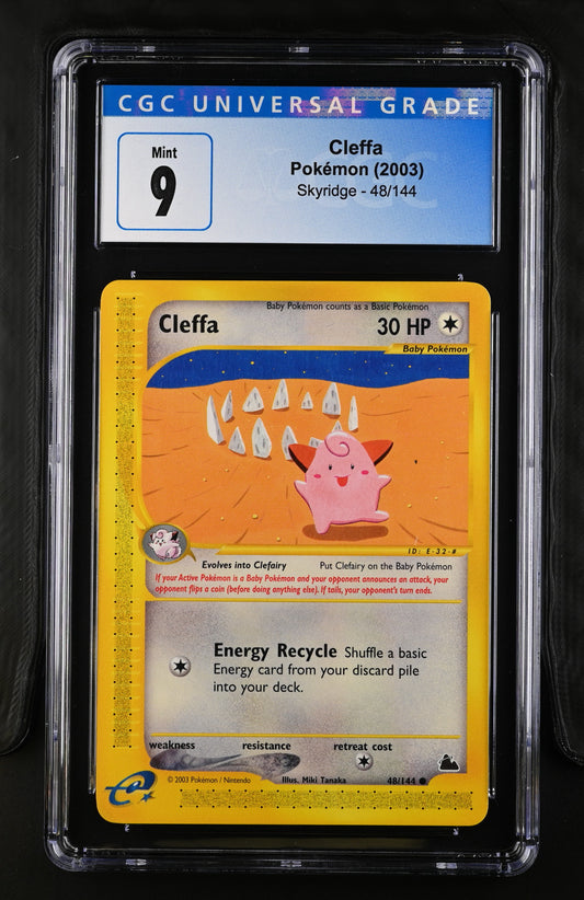 Pokémon Cleffa #48/144 English CGC 9