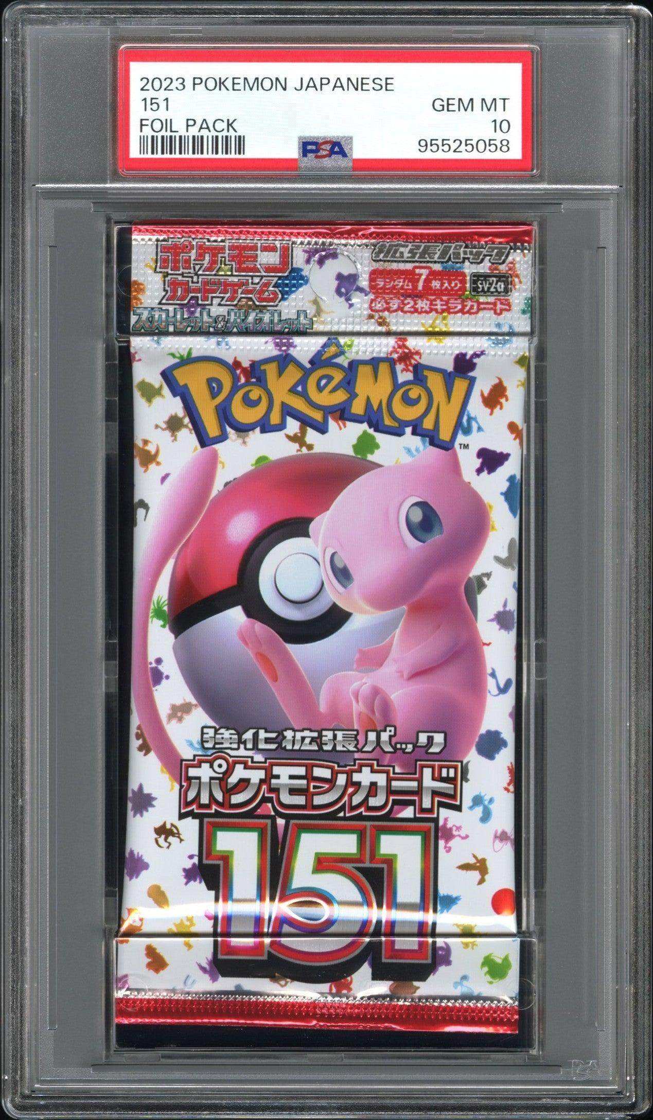 2023 Pokemon Japanese 151 Foil Pack 151 PSA 10