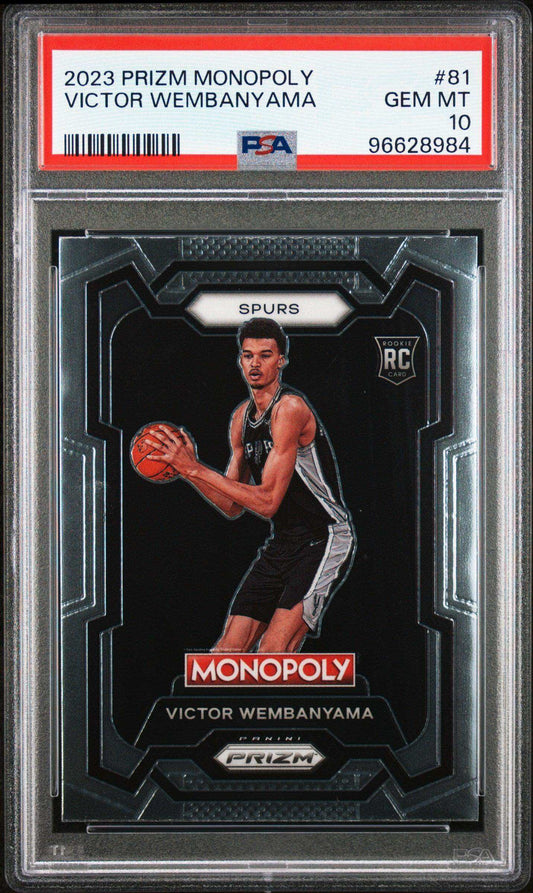 2023 Panini Prizm Monopoly Victor Wembanyama #81 PSA 10