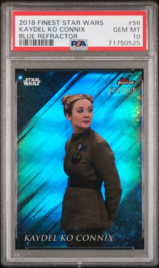 2018 Finest Star Wars Kaydel Ko Connix #56 PSA 10