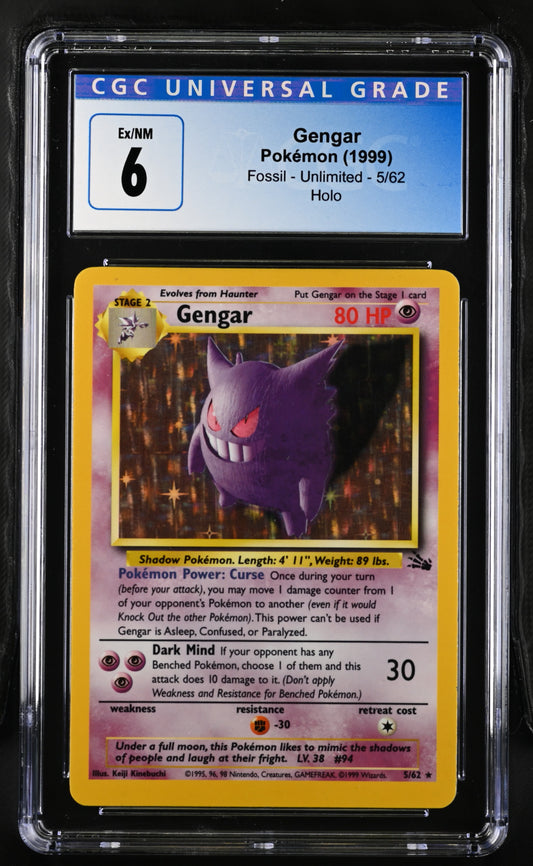 Pokémon Gengar #5/62 English CGC 6