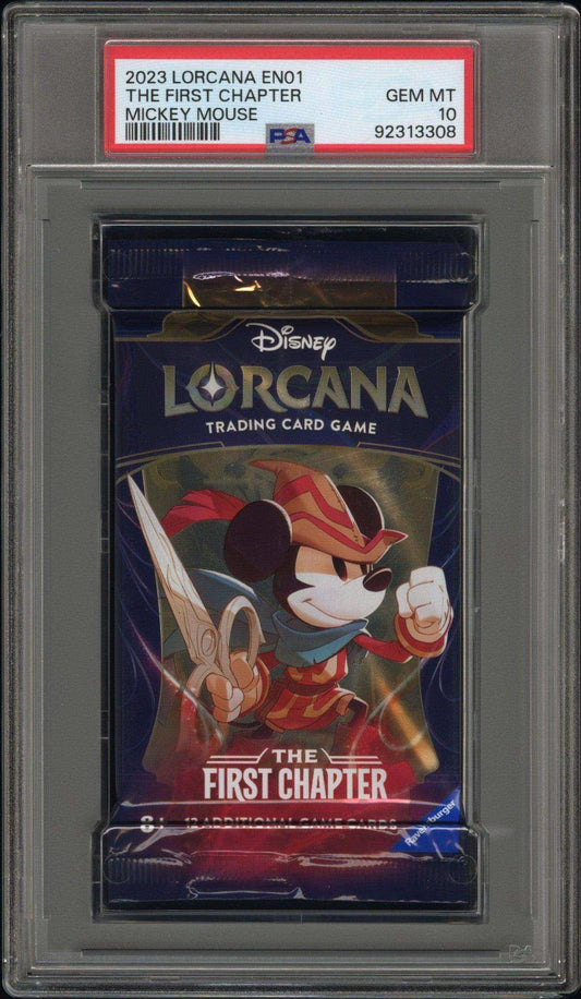 2023 Lorcana The First Chapter Pack The First Chapter Mickey Mouse PSA 10