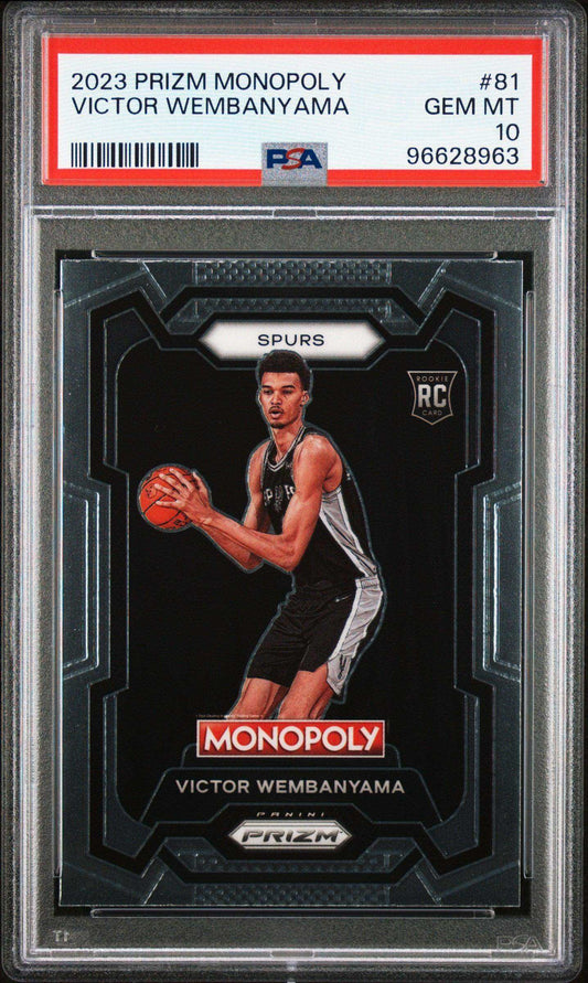 2023 Panini Prizm Monopoly Victor Wembanyama #81 PSA 10