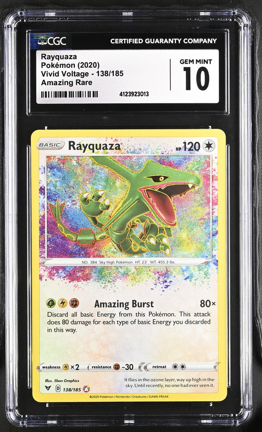 Pokémon Rayquaza #138/185 English CGC 10