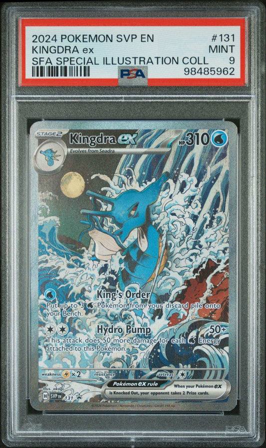 PokéMon TCG Kingdra EX #131 Sfa Special Illustration Coll PSA 9