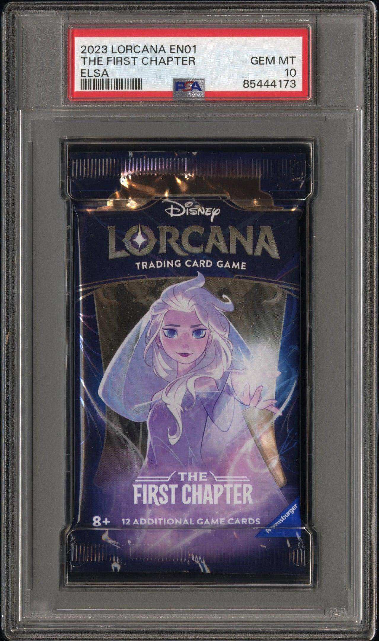 2023 Lorcana The First Chapter Pack The First Chapter Elsa PSA 10