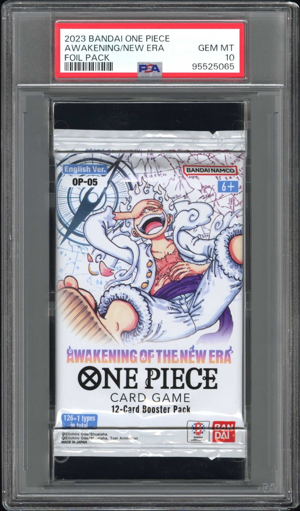 2023 Bandai One Piece Awakening Of The New Era Foil Pack New Era Awakening PSA 10