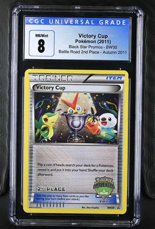 Pokémon Victory Cup #BW30 English CGC 8