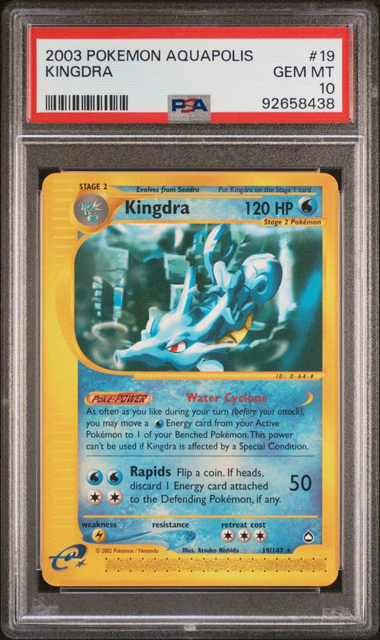 PokéMon TCG Kingdra #19 Polish PSA 10