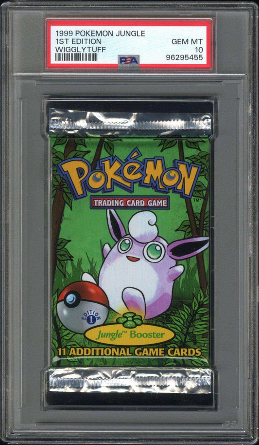 1999 Pokemon Jungle Pack 1ST Edition Wigglytuff PSA 10