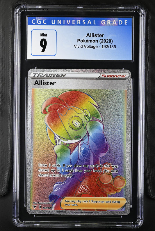 Pokémon Allister #192/185 English CGC 9