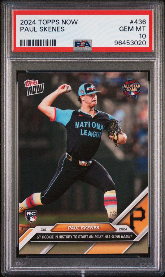 2024 Topps Now Paul Skenes #436 PSA 10