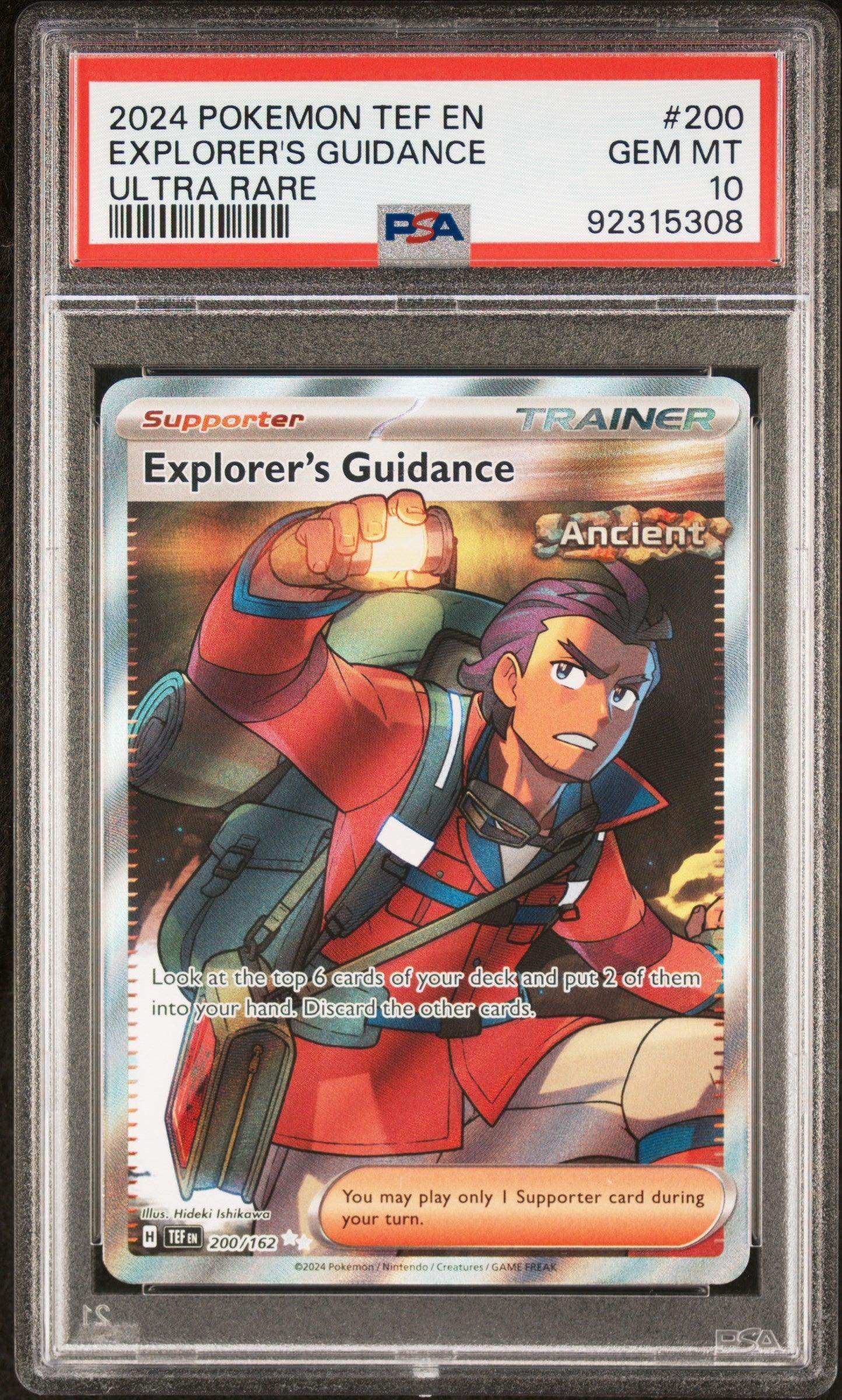 PokéMon TCG Explorer's Guidance #200 Ultra Rare PSA 10