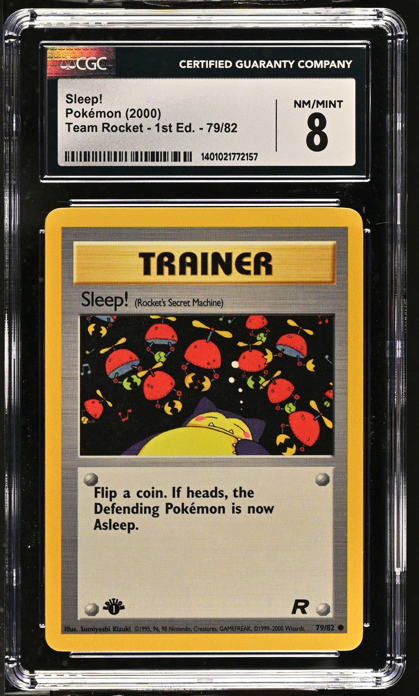 Pokémon Sleep! #79/82 English CGC 8