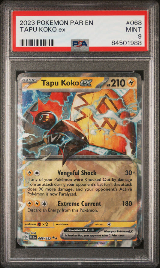 PokéMon TCG Tapu Koko EX #068 PSA 9